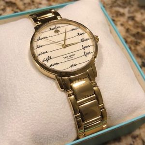 Kate Spade Gold Watch - dead battery